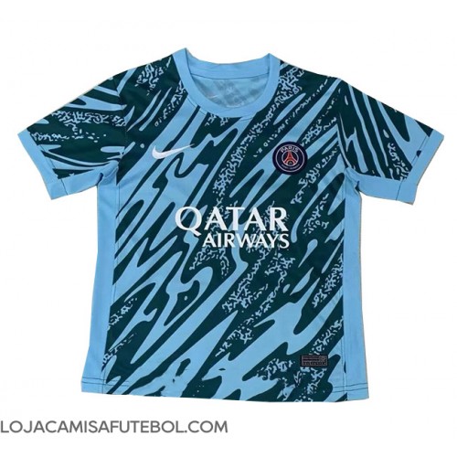 Camisa de Futebol Paris Saint-Germain Goleiro Equipamento Secundário 2024-25 Manga Curta